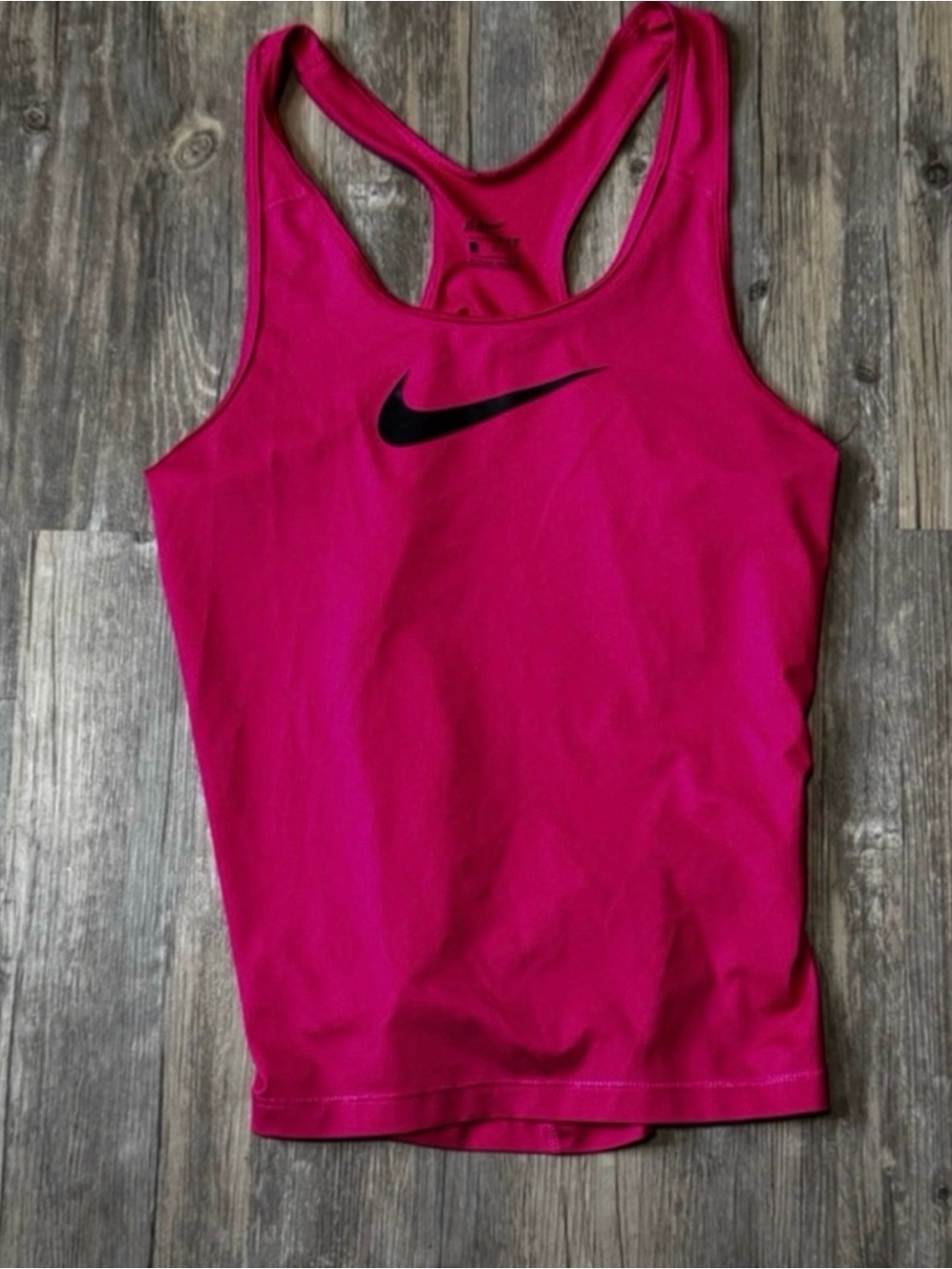 Nike Pink Dri-FIT Racerback Tank Top Size Medium